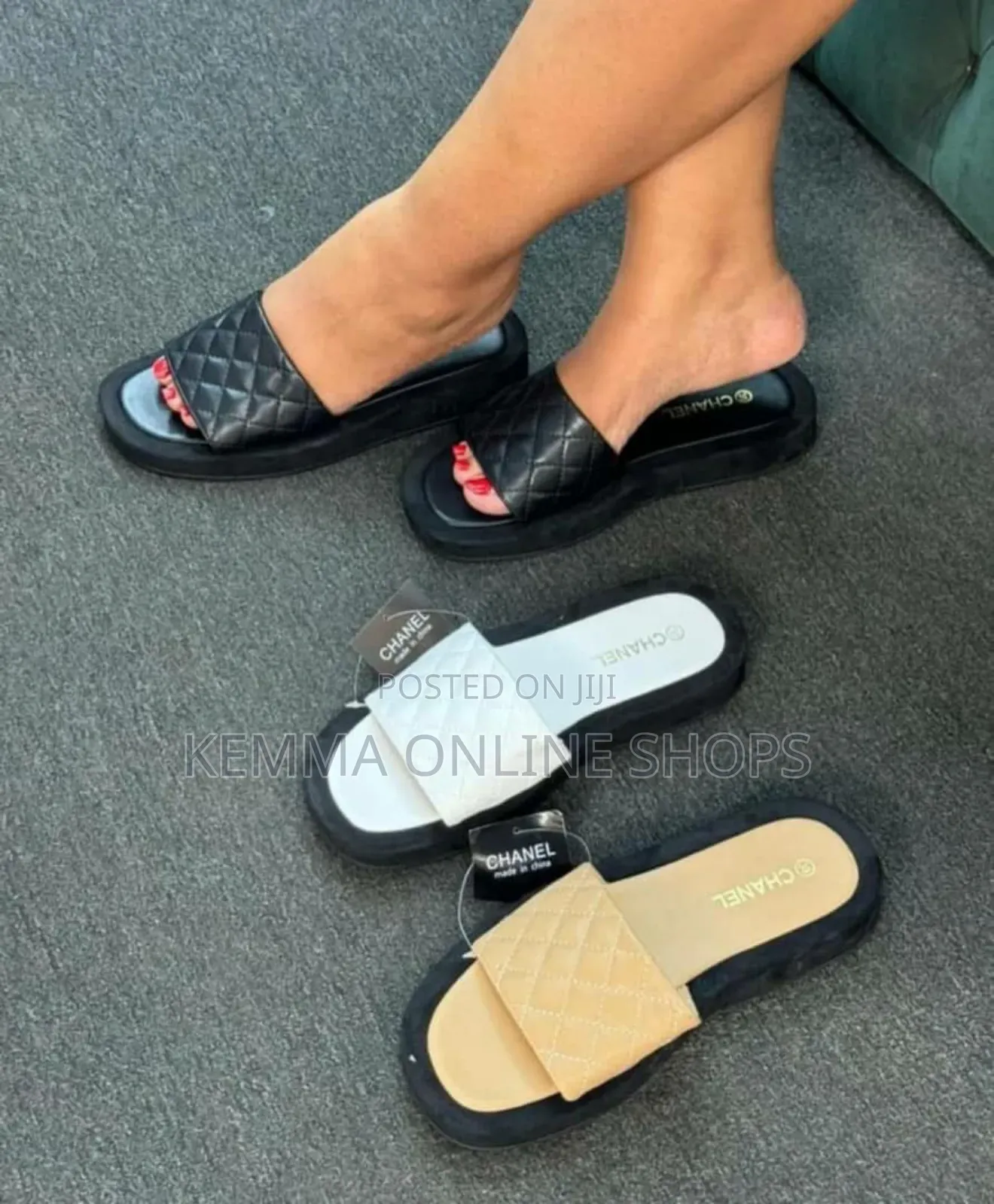 Slip on Strap Sandals