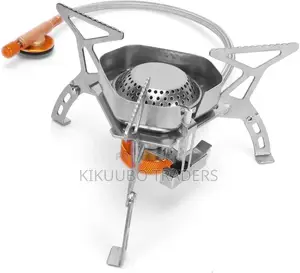 Windproof Camping Gas Stove With Adapter Converter