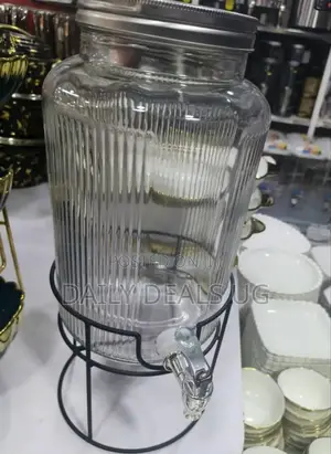 Glass Dispenser Jar
