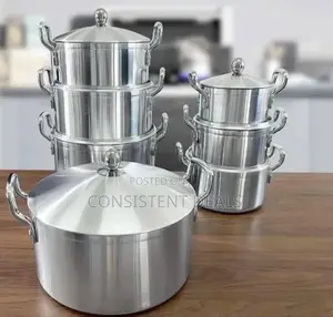 7pcs Heavy Stainless Steel Cookware Set