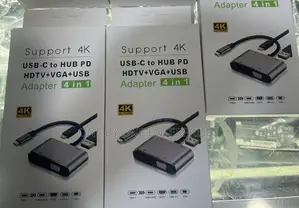 4 in 1 Usb C Hub 4 in 1 USB 3.1 Type C to HDMI+VGA + USB3