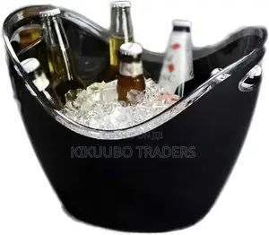 Acrylic Black Ice Bucket 8L
