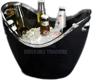 Acrylic Black Ice Bucket 8L