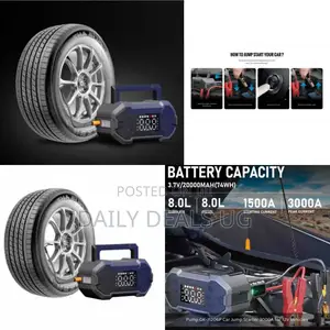 2 in 1 Car Air Compressor