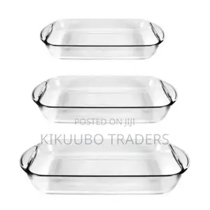 3pcs Rectangular Glass Bakeware Dishes