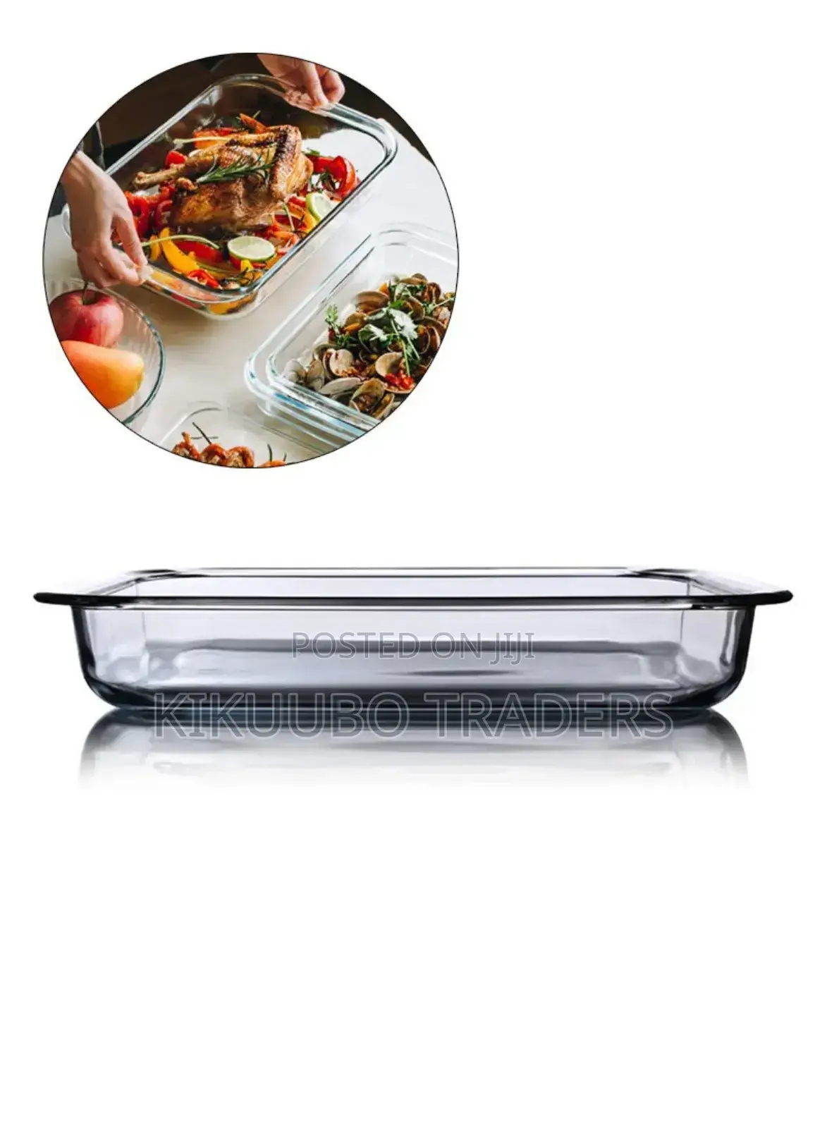 Pyrex Glass Heat Resistant Bakeware Dish