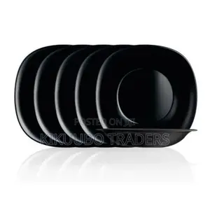 Luminarc 6 Pieces Deep Soup Plates- Black