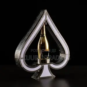 Led Lighted Wine Bottle Display Stand