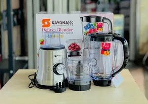 Sayona 3 in 1 Deluxe Blender, Chopper and Grinder