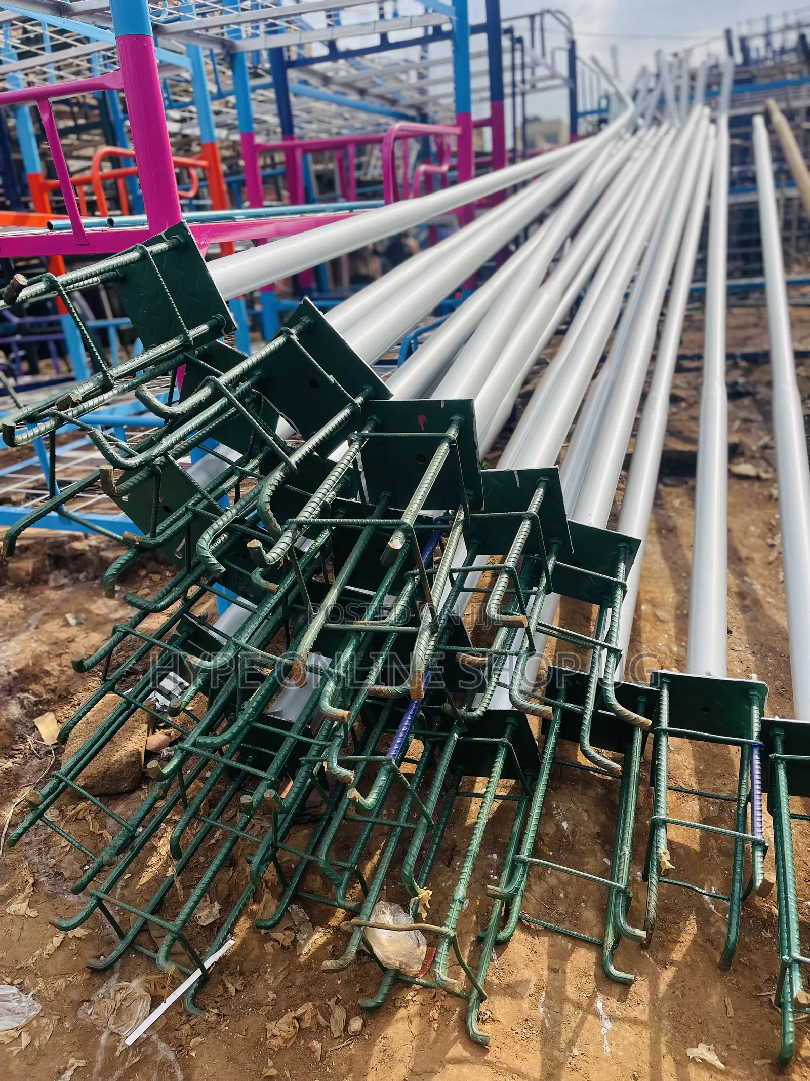 Solar Poles With Adjustable Basements