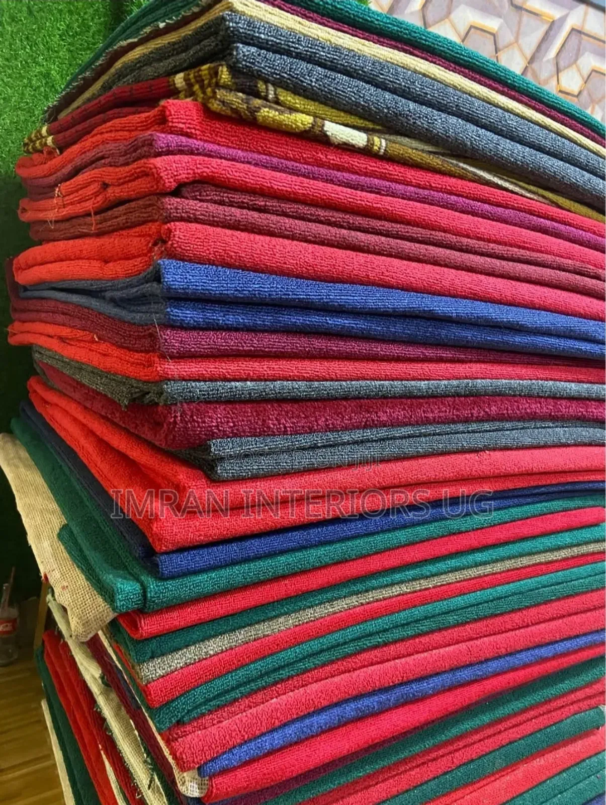 Plain Wall to Wall Office Woolen Carpets Per Square Meter.
