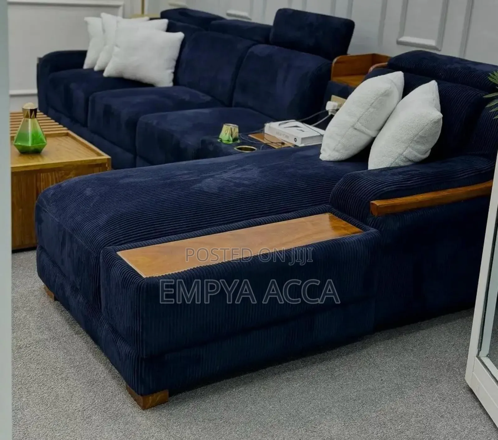 Manster Blue Sofa