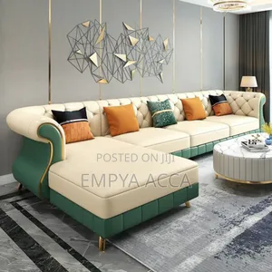 Cream Sofa Green