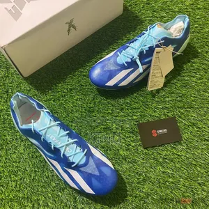 Great Soccer Cleats Adidas X Crazyfast+ SG Bluey