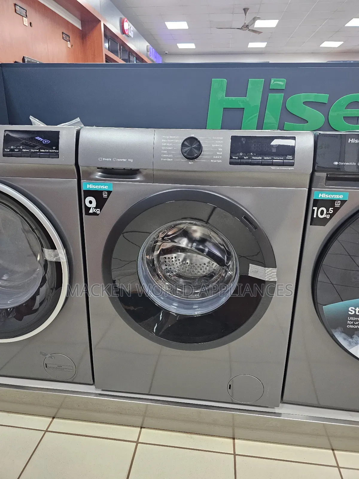 9kg Hisense Washer , Fully Automatic Washing Machin