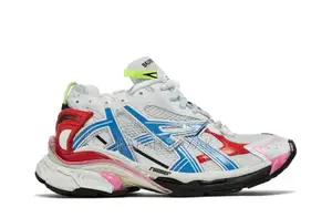 Original White/Red/Blue Luxury Balenciaga Runner Sneakers