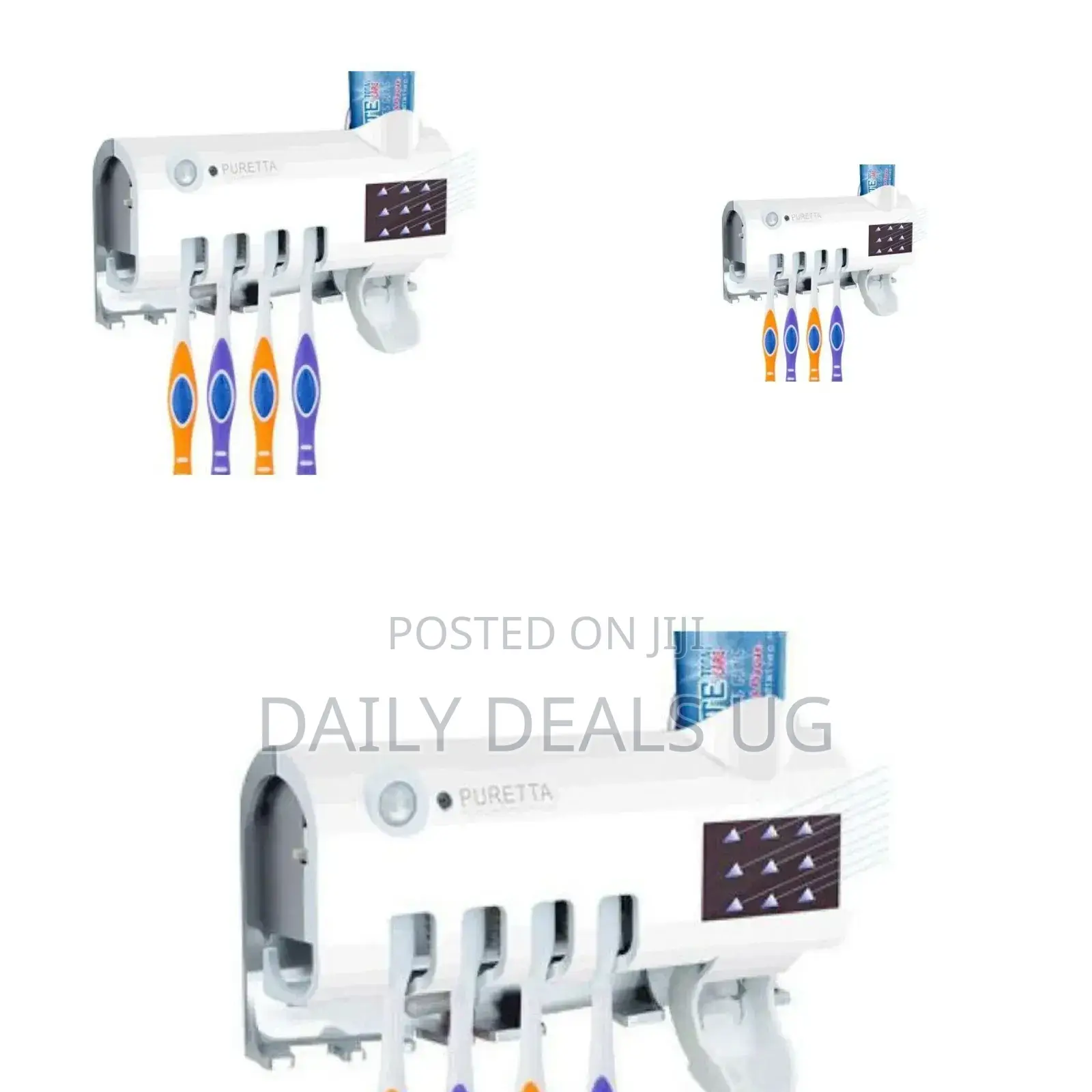 Automatic Toothpaste and Toothbrush Holder
