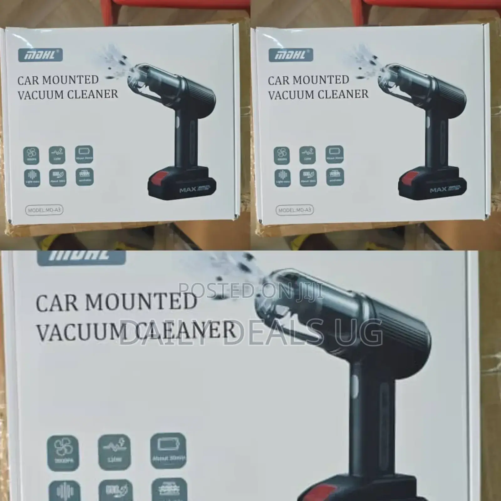Rechargeable Car Mounted Vacuum Cleaner