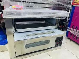 Double Deck 2 Trays Commercial Oven Electric