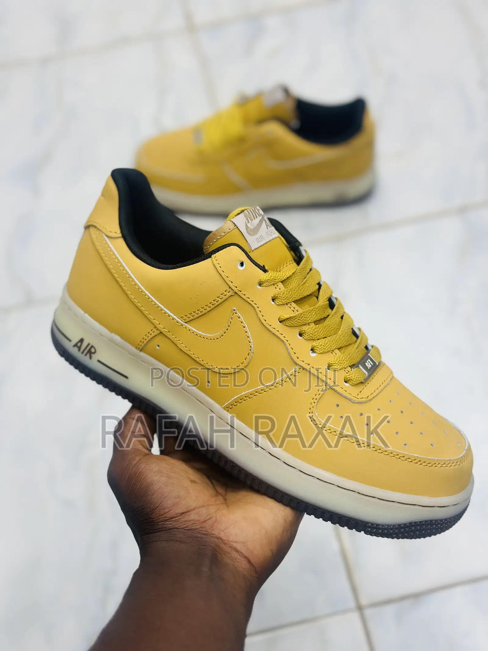 Nike Air Force 1 07 LV8 Yellow Smiley Face Sneaker