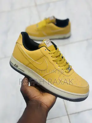 Nike Air Force 1 07 LV8 Yellow Smiley Face Sneaker