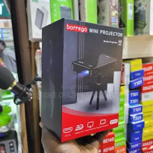 Borrego Mini Projector/Hd Portable, Rechargeable Projector
