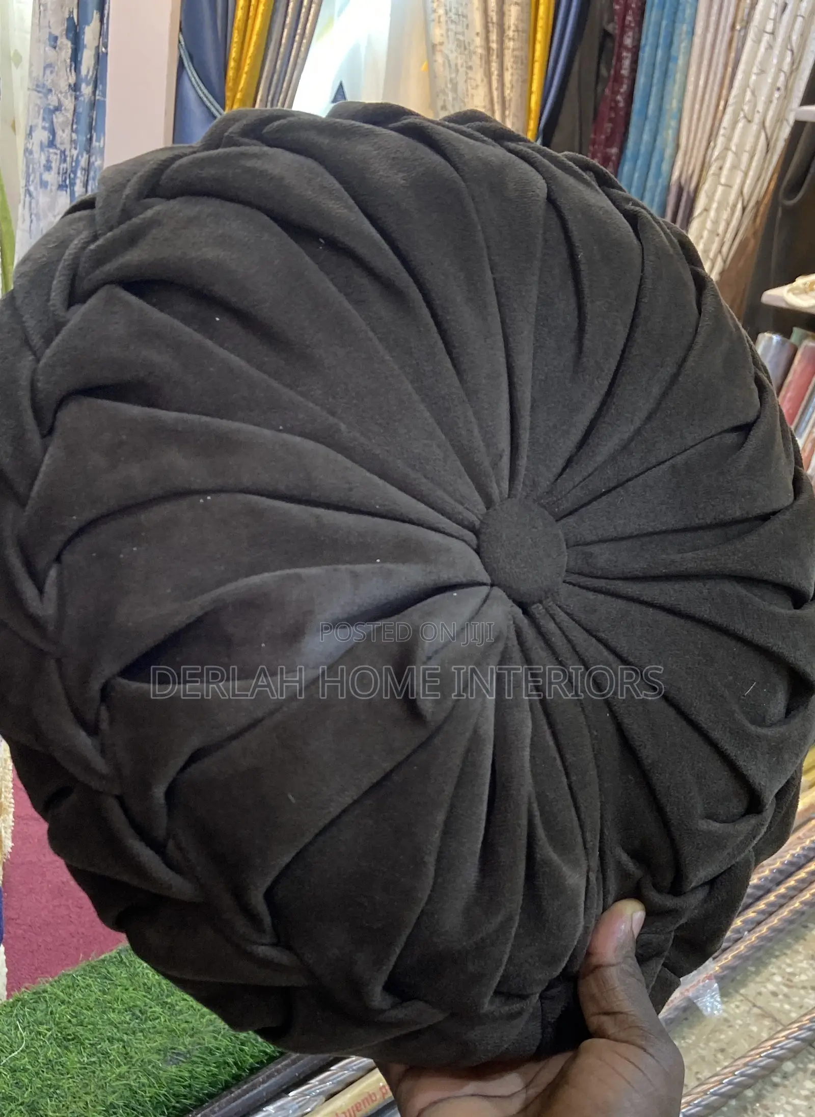Donut Cushions in Brown