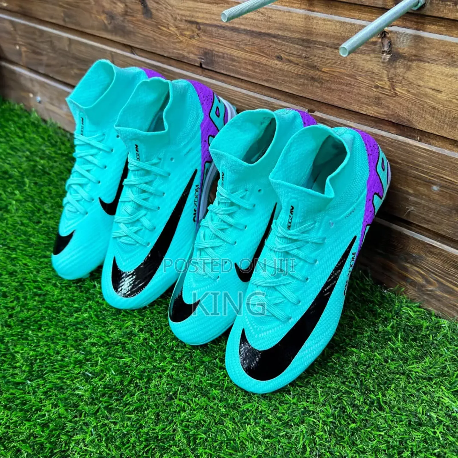 Grand Nike Mercurial IX Turf Boots "Green"