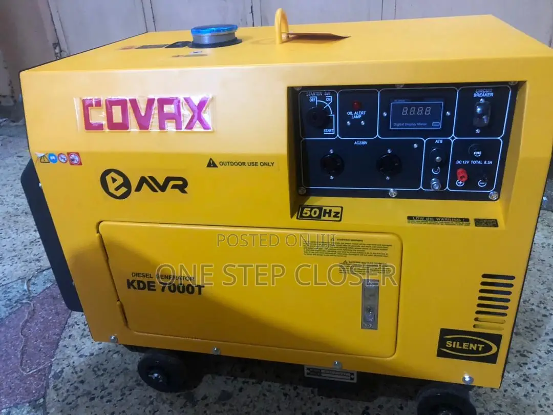 7.5kva Silent Generator Covax Brand Original