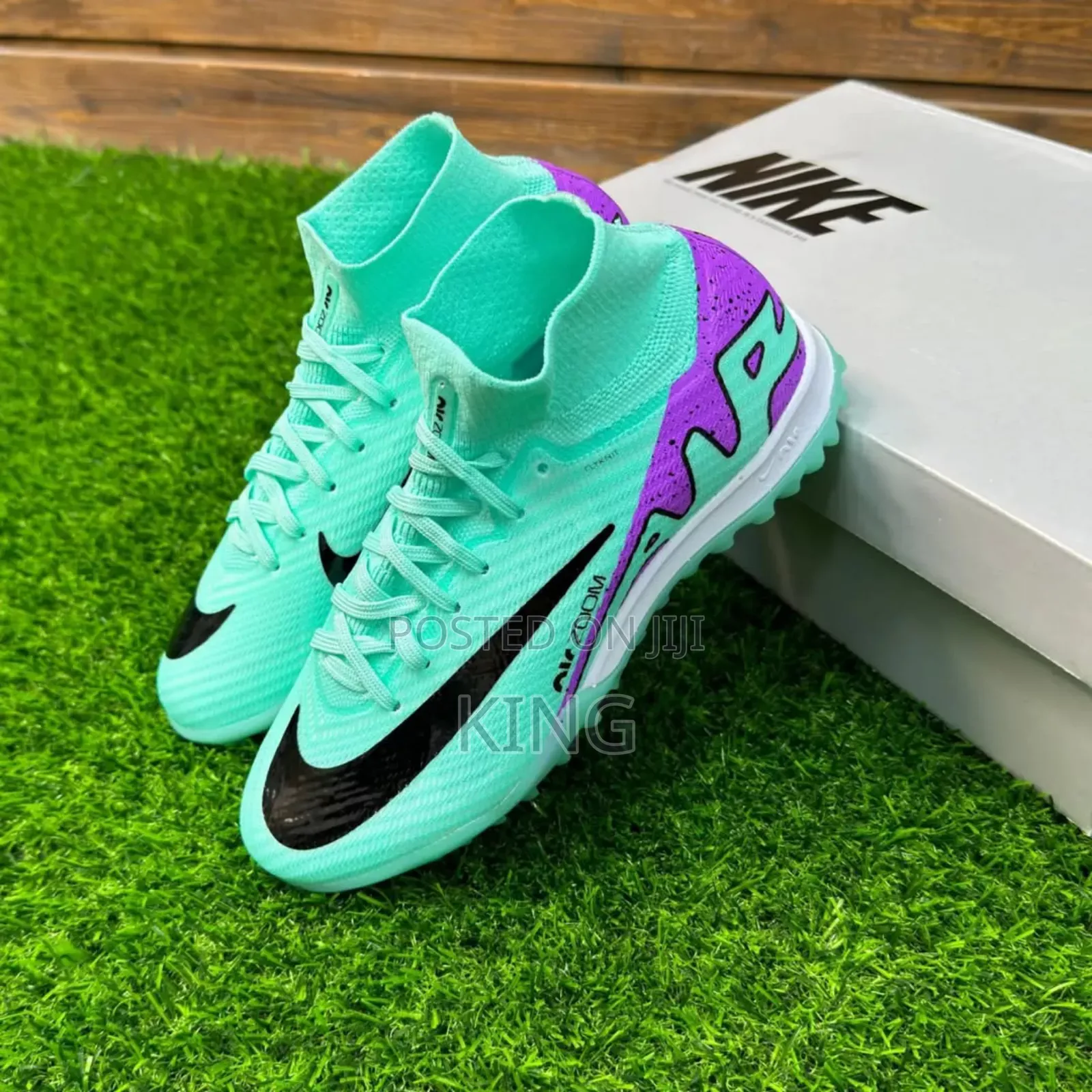 Verified Nike Mercurial IX Turf Boots "Green"
