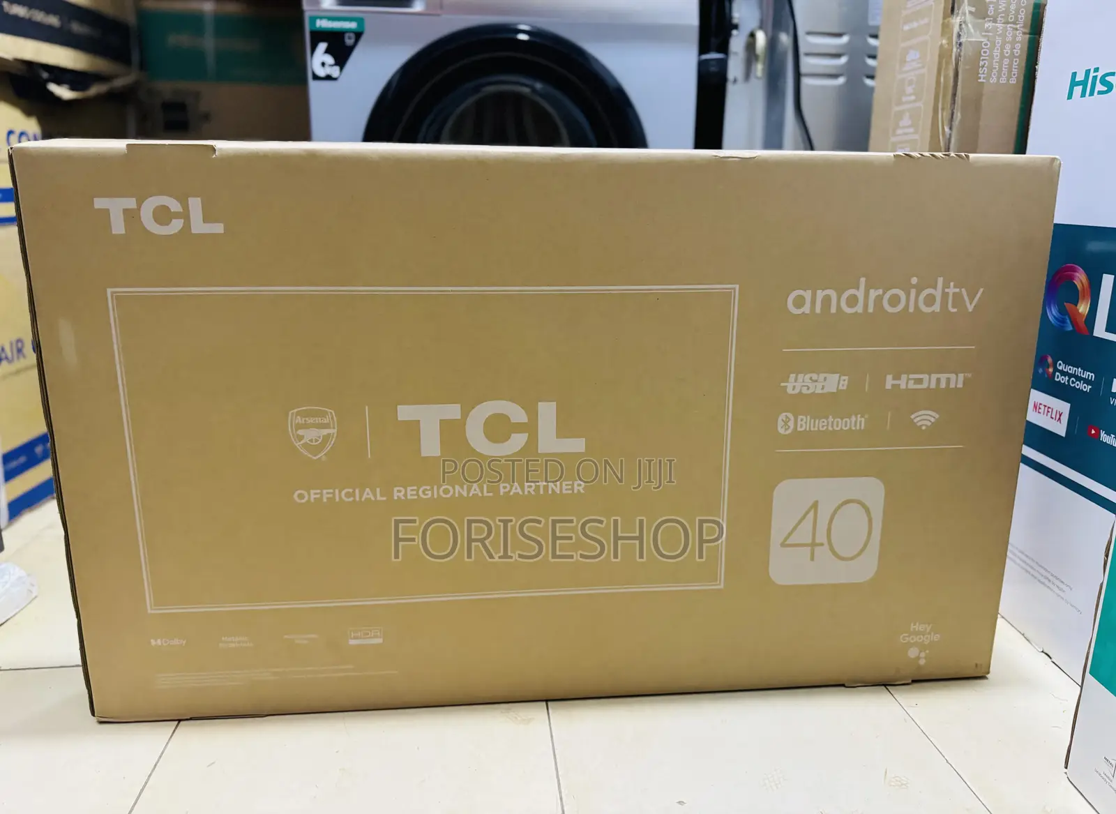 TCL 40inch Smart Bluetooth TVS Brand New Latest Model