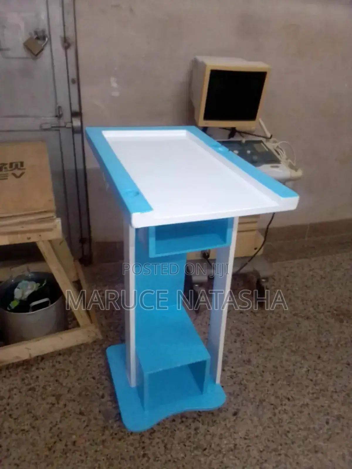 Wooden Ultrasound Scan Trolley