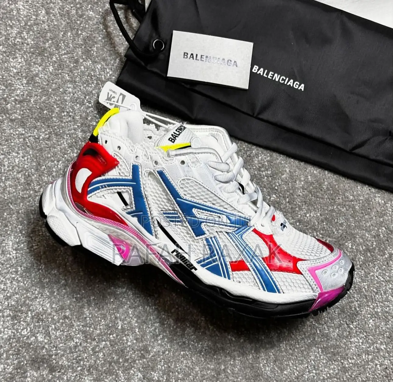 Men’S Luxury Balenciaga Runner Mesh Chunky Sneaker