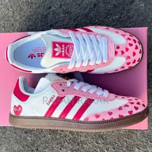 Original Women’S Pink/Red Adidas Samba Sneaker