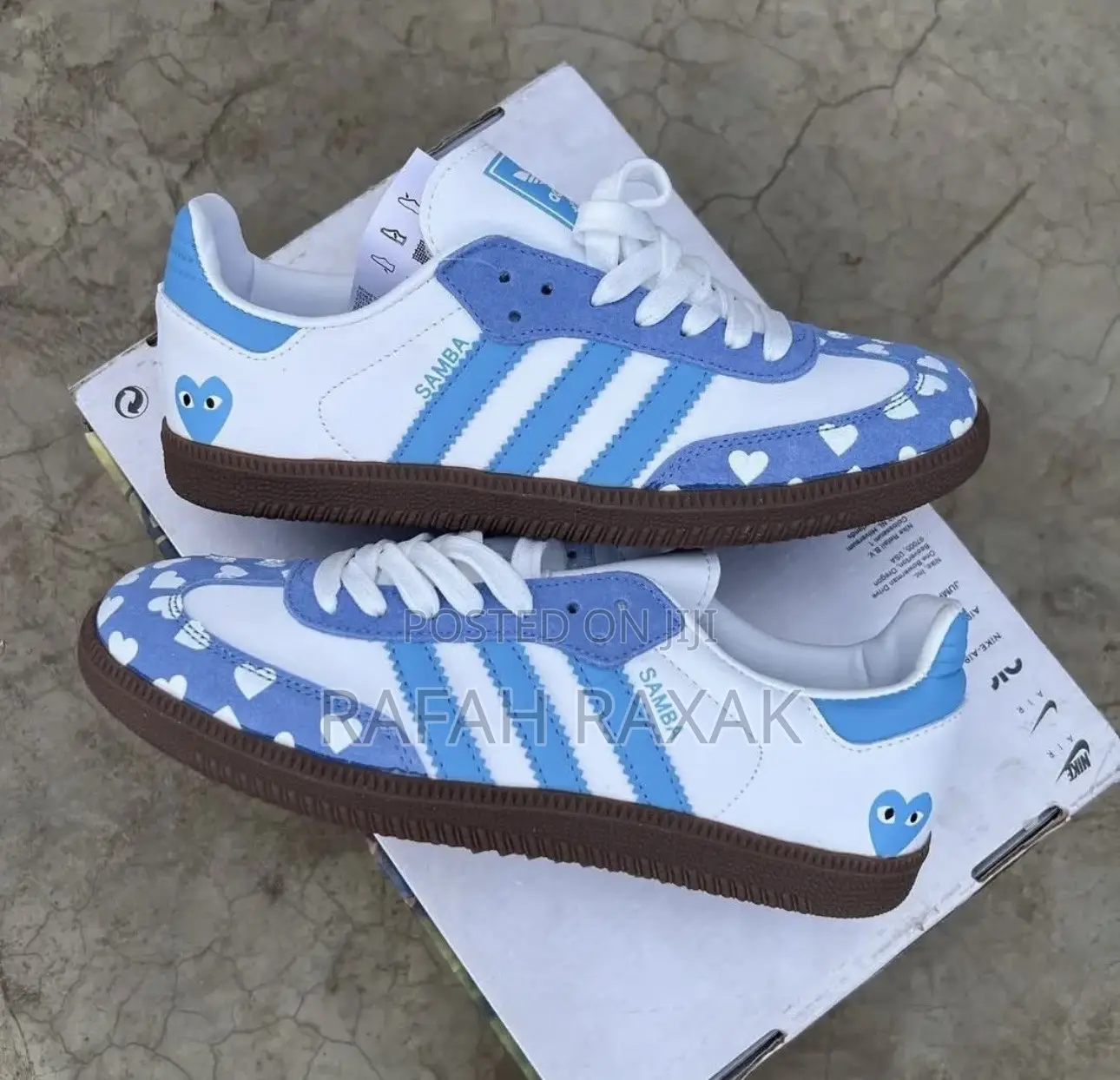 Original White/Blue Women’S Adidas Samba Sneaker