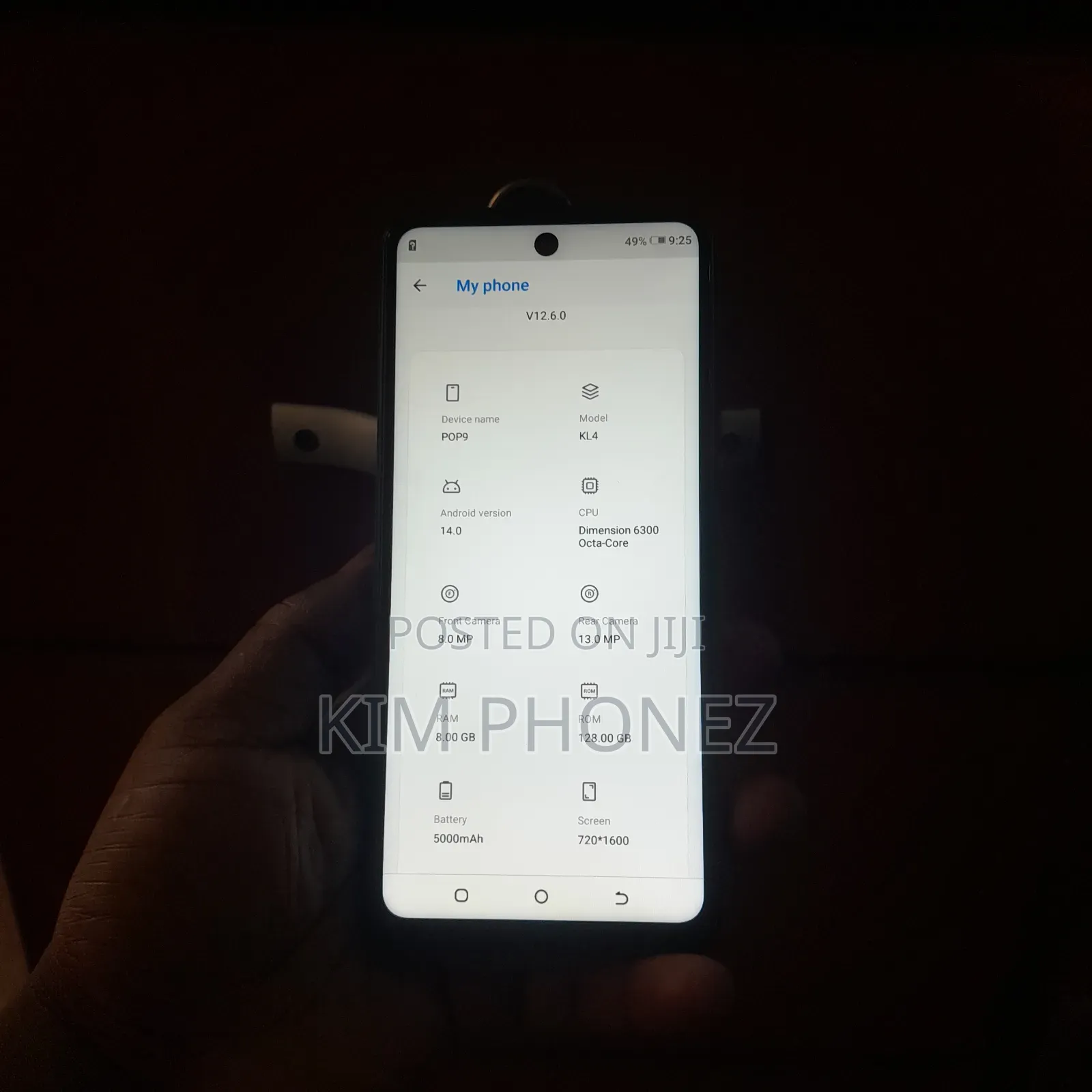 Tecno Pop 9 128 GB Black