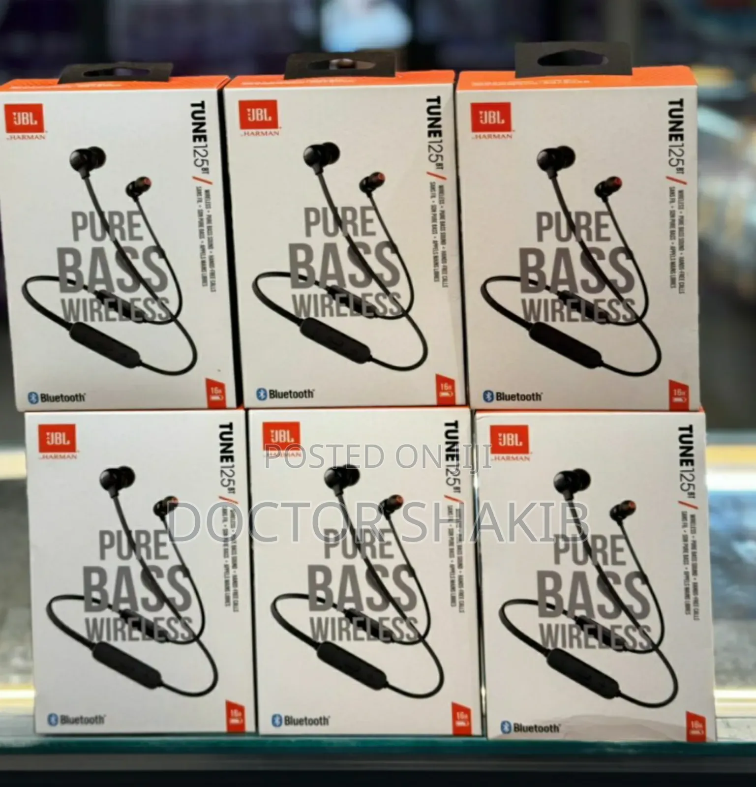 Durable JBL Pure Bass Tune 125BT