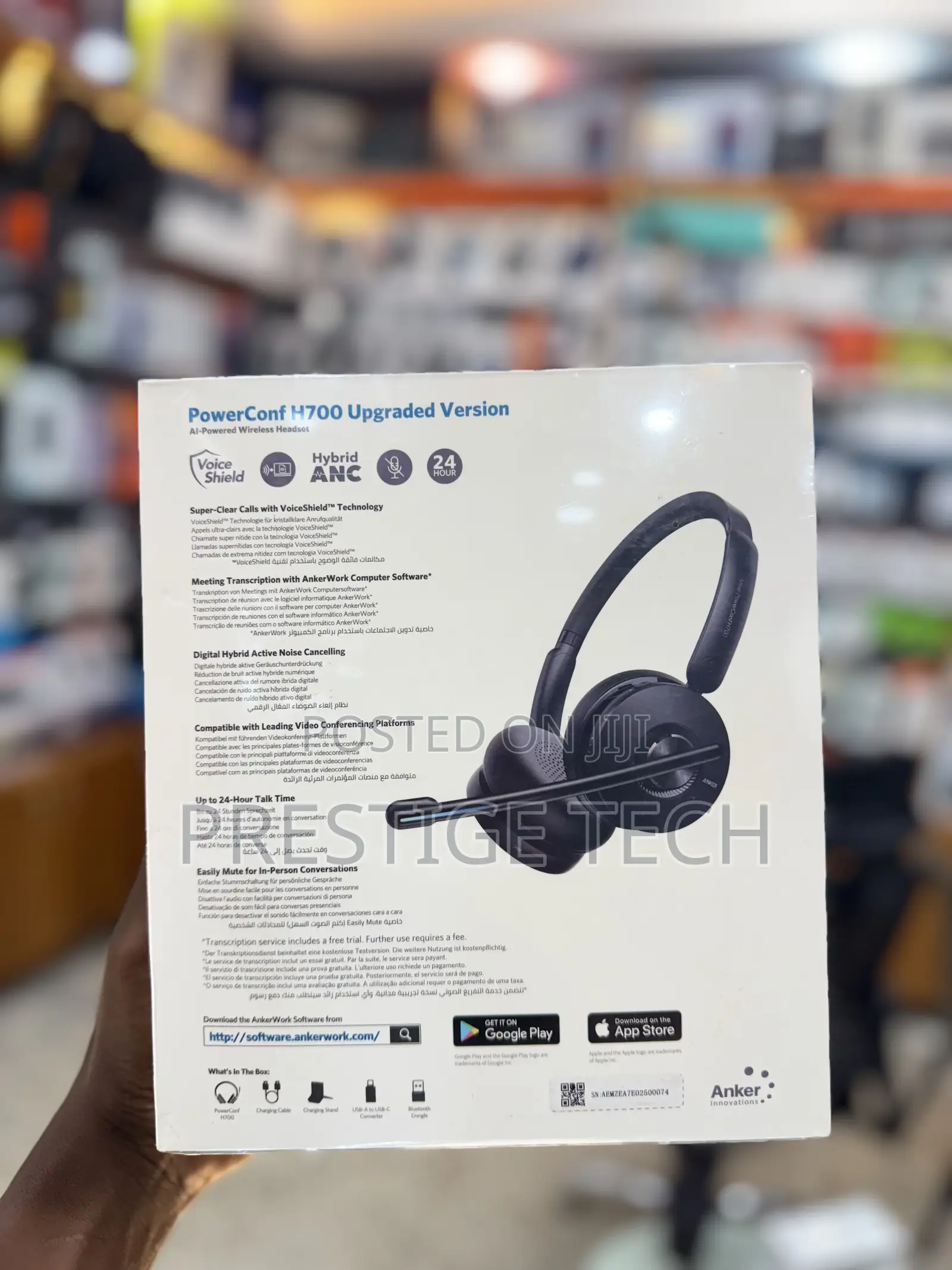 Anker Powerconf H700 ANC Bluetooth Headset for Meetings