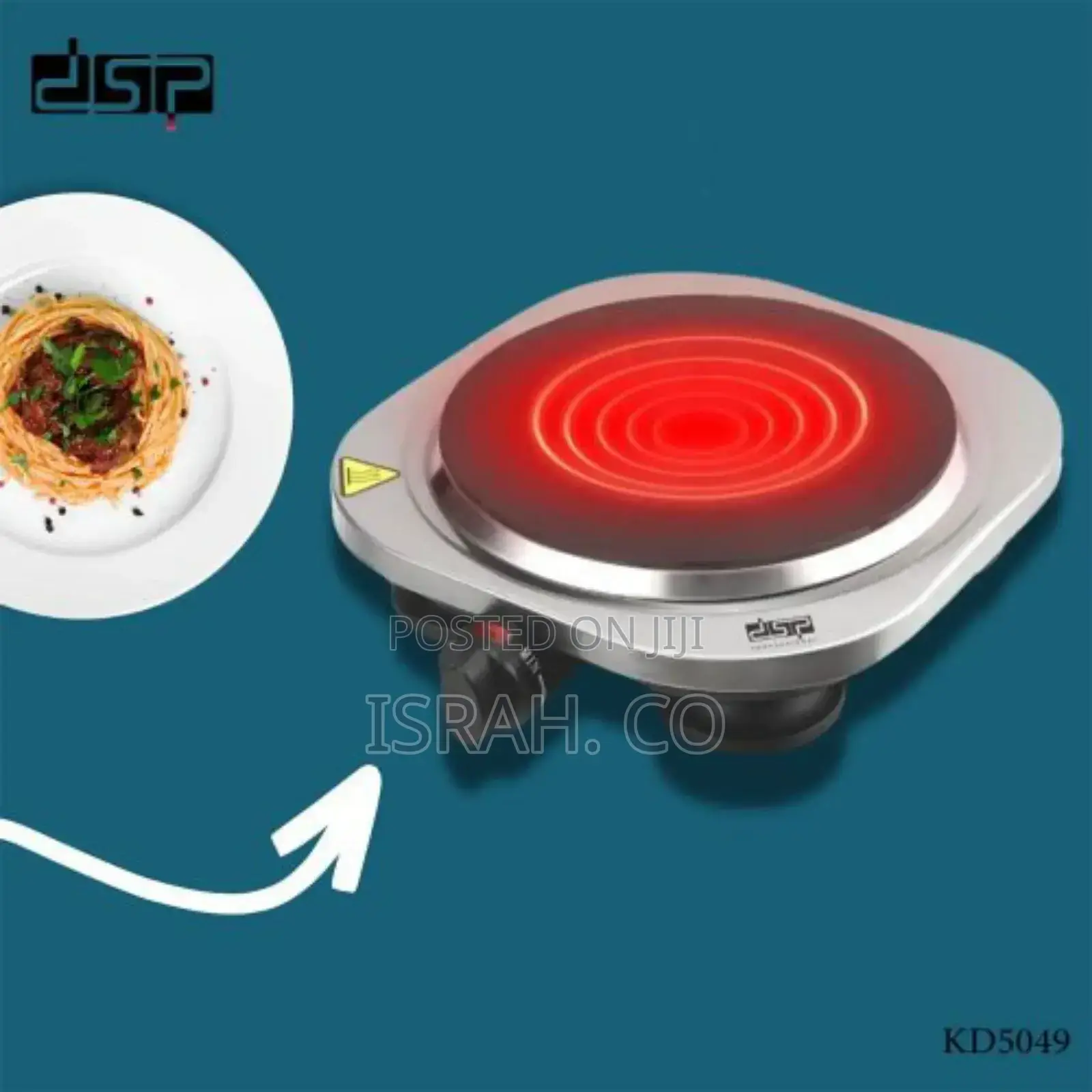 DSP 1 Seat Tabletop Infrared Cooker Induction Stove- Silver