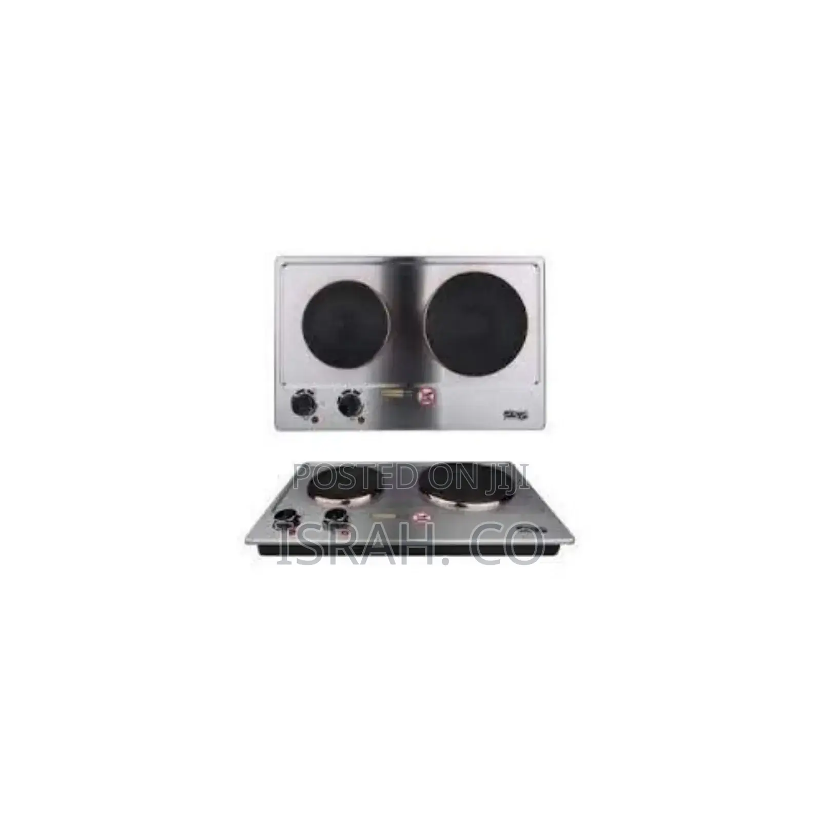 DSP Portable Electric Stove Double Hot Plate Coil - Silver