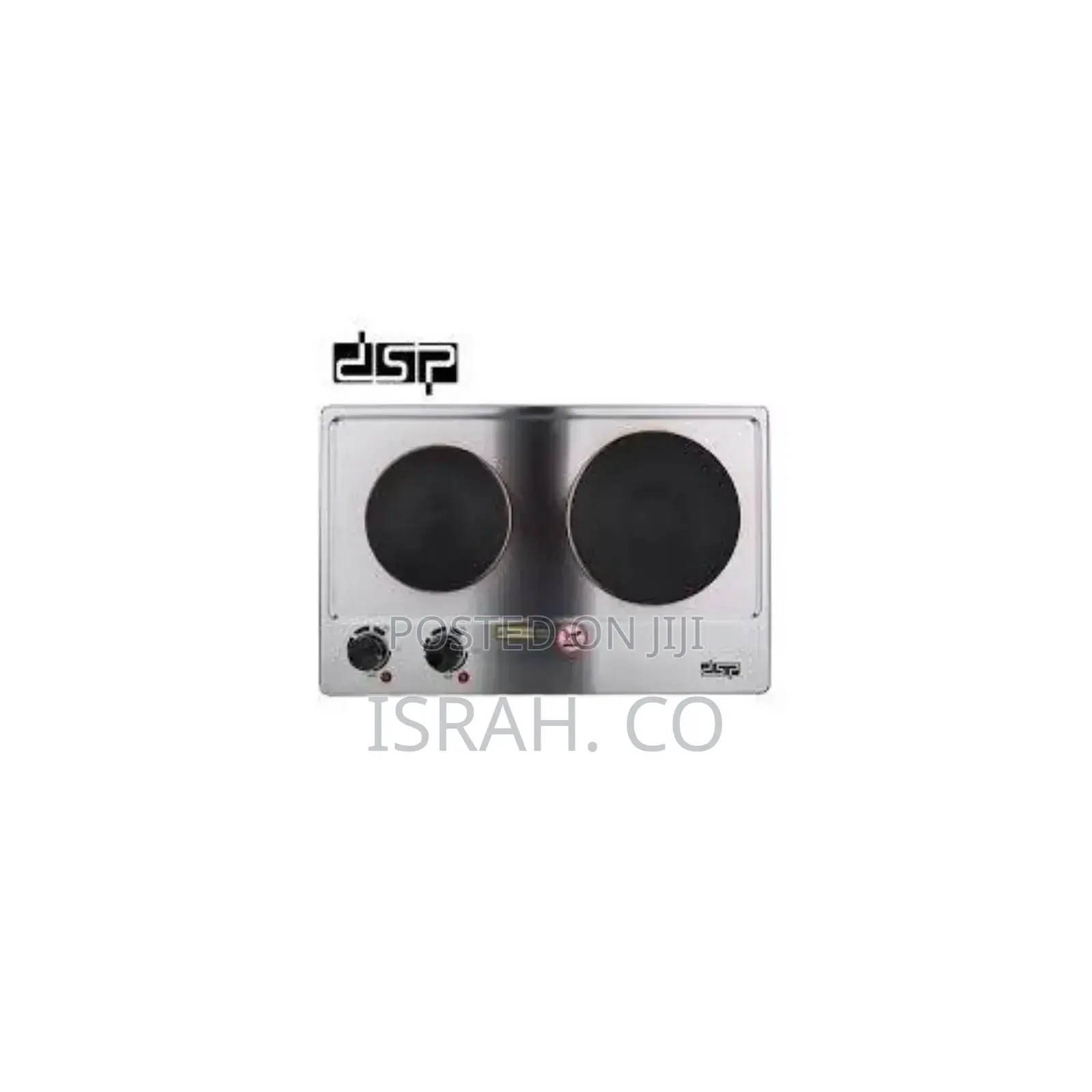 DSP Portable Electric Stove Double Hot Plate Coil - Silver