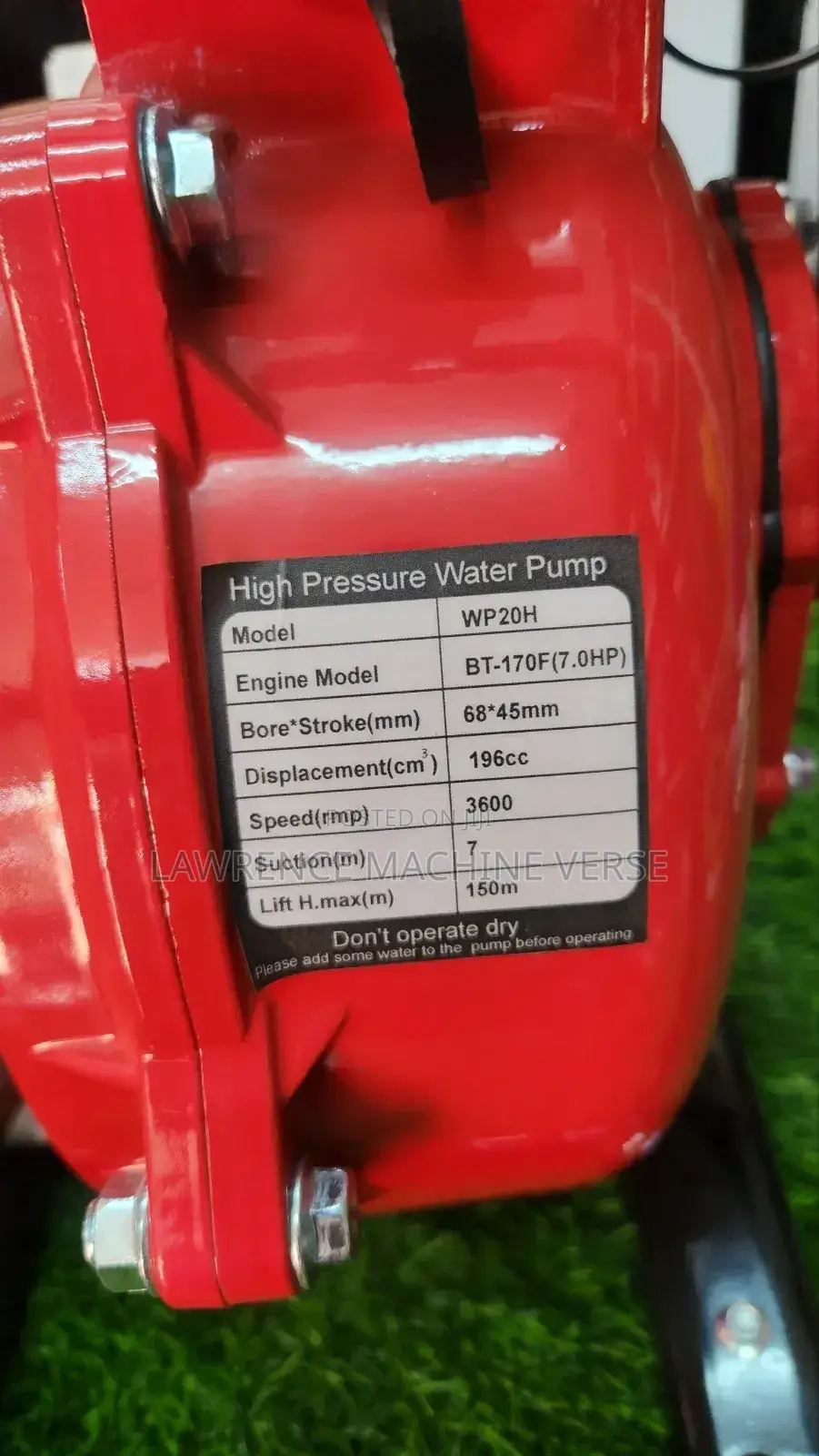 Surface Gasoline High Pressure Pump