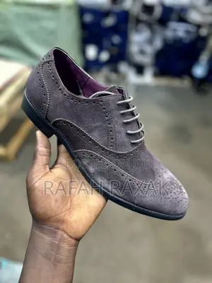 Original Coffee Brown Suede Clarks Oxford Shoes