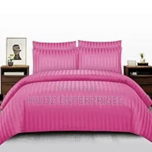 4pc Duvet King Size Pure Pink