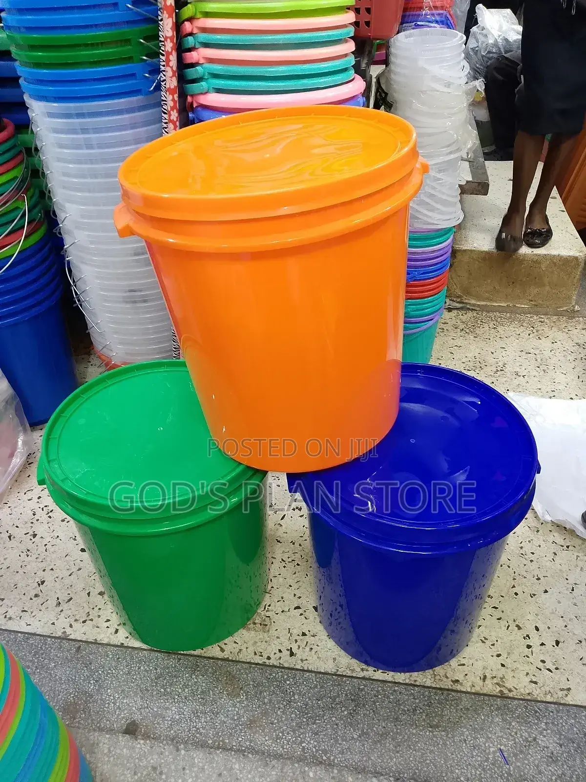 Plastic Storage Buckets 40litres