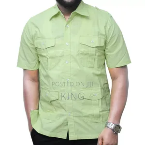 Majest African Wear. Linen Shirts. Kitengi