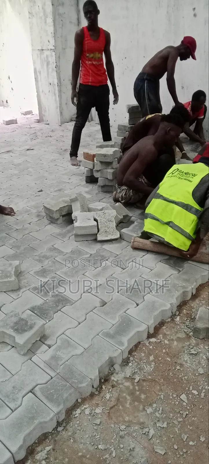 Laying Pavers
