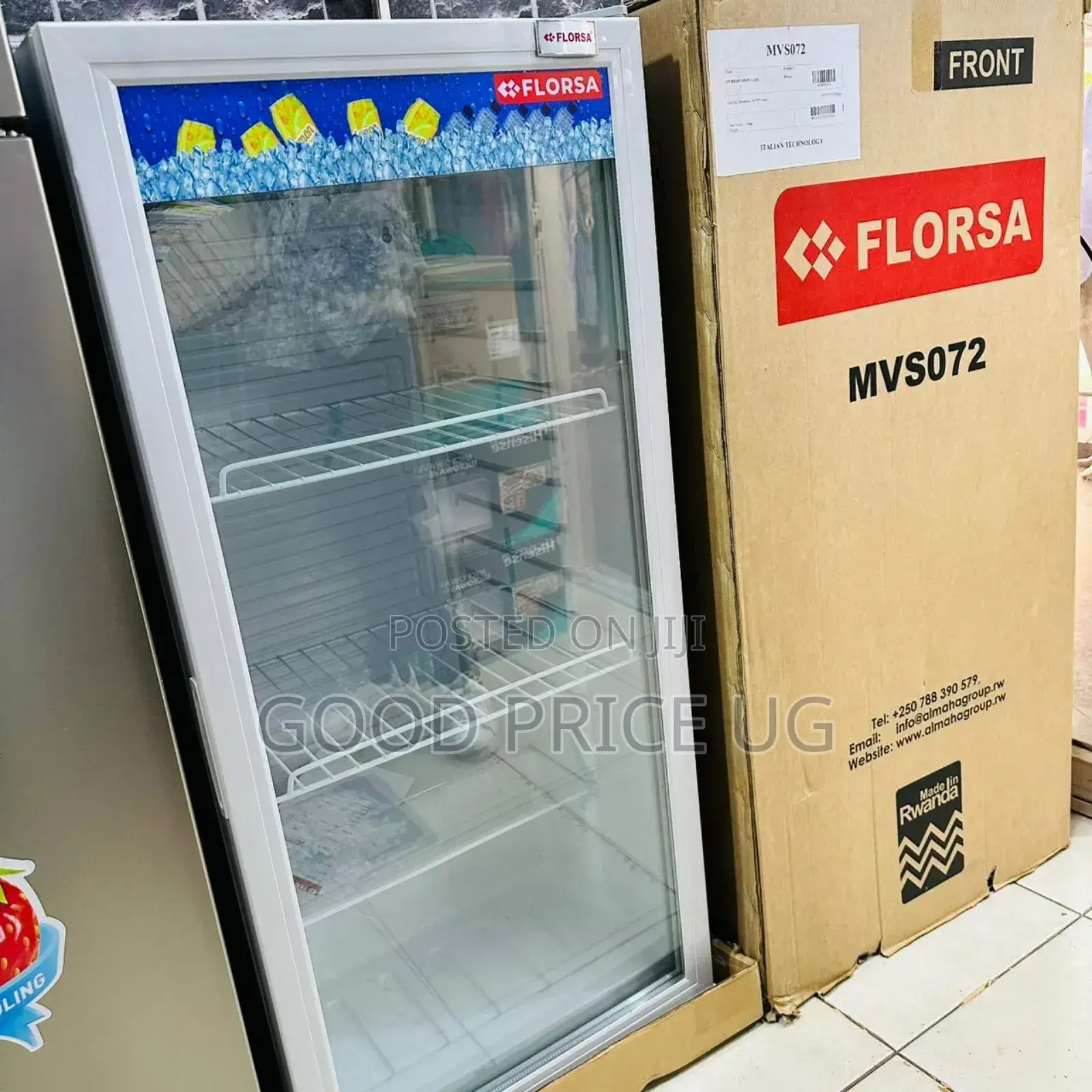 180 Litres Florsa Show Case Chiller Display Fridge