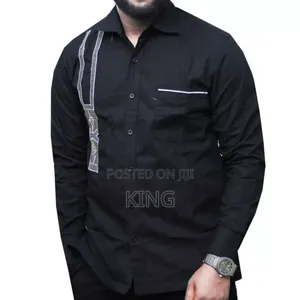 Sleek African Wear. Linen Shirts. Kitengi