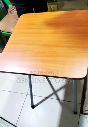 Wooden Folding Tabe With Metallic Stands